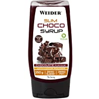 Los mejores  - Weider Victory Syrups Slim Choco. Sirope de Chocolate. Cero Grasas y Cero Azúcares. Apto para veganos. 350 gr